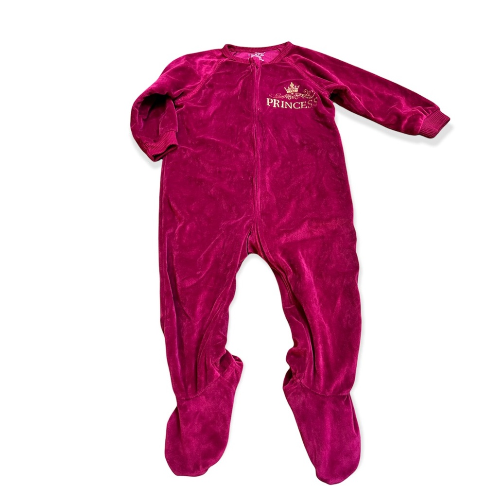 Children’s place velvet footsies 18m